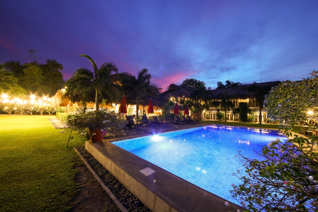 Take a nightly dip in our pool